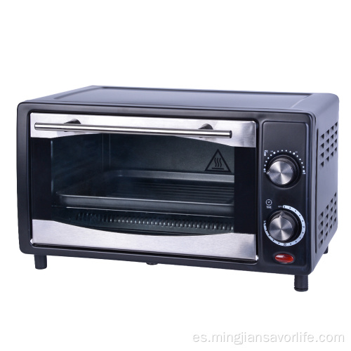 Horno tostador eléctrico con interruptor temporizador portátil de cocina 12L